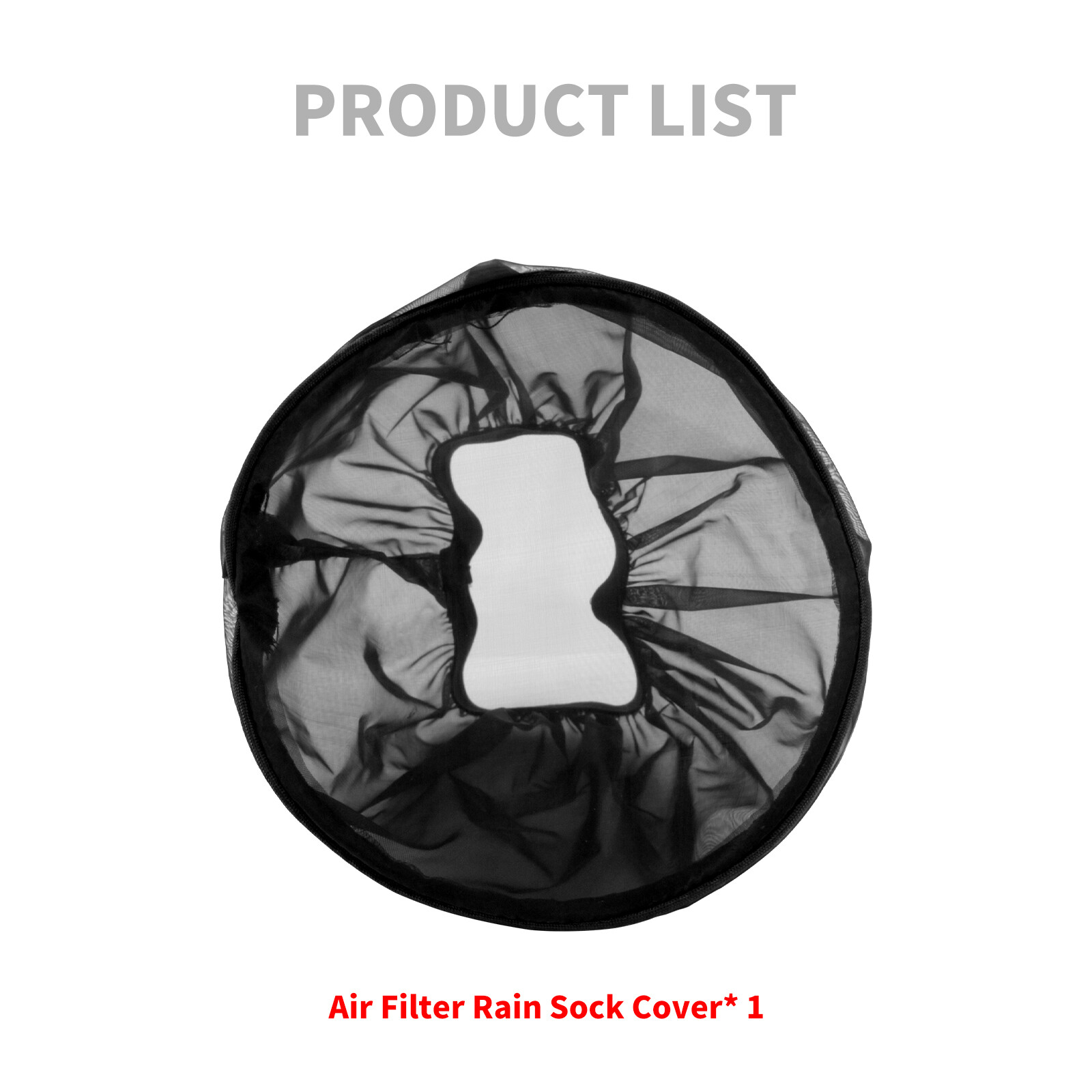 Air Filter Cleaner Round Rain Sock Cover Dustproof For Harley Touring Softail