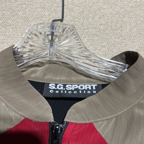 Vintage S.G. Sport Collection Women's 3x Windbreaker Color Block Full Zip - Picture 7 of 7