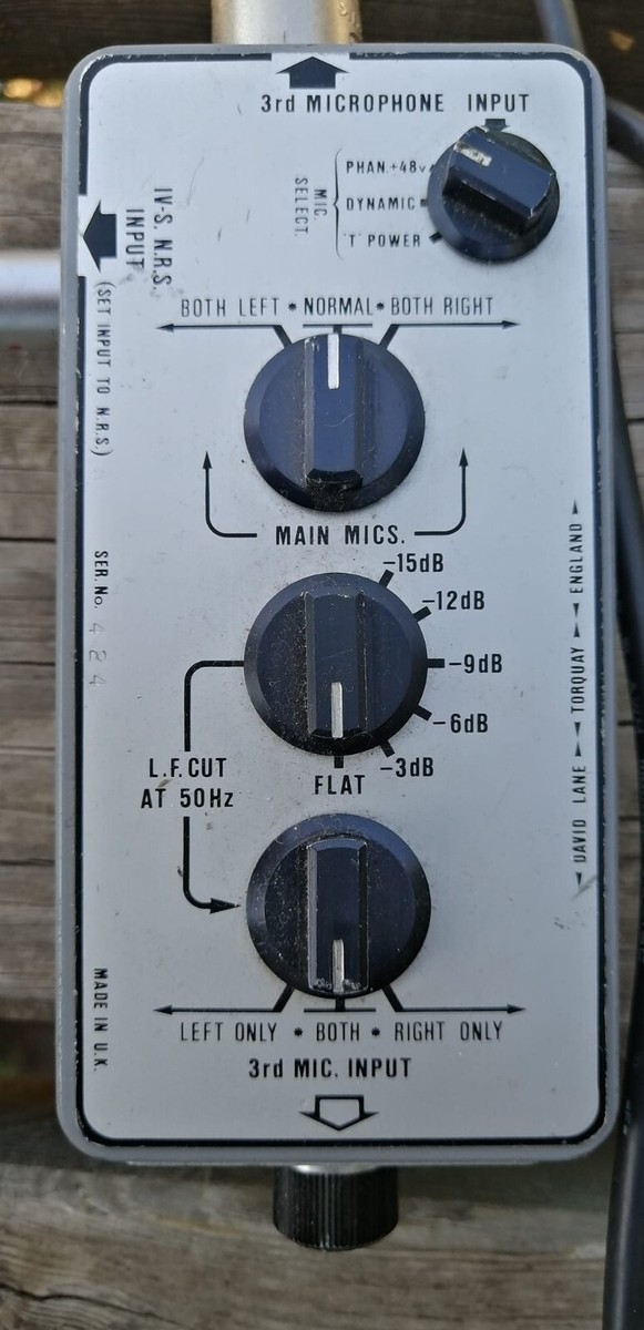 Préampli Micro David Lane 3rd Pour Nagra IV-S – Pour Pièces Ou Réparation