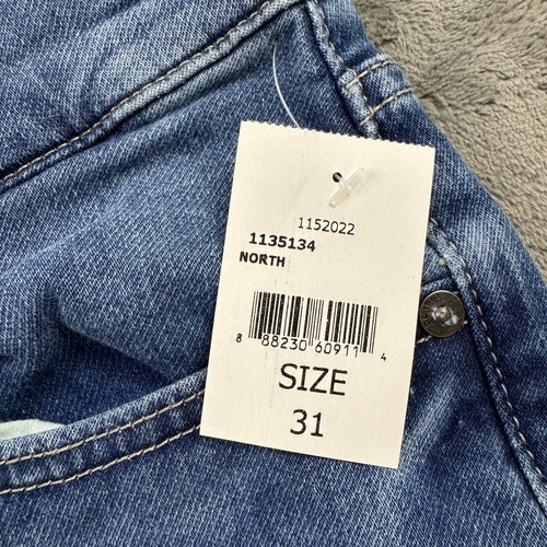 Pantalones de mezclilla DL1961 para hombre talla 31x34 Russell ajustados rectos elásticos lavado medio NUEVO - Imagen 10 de 19