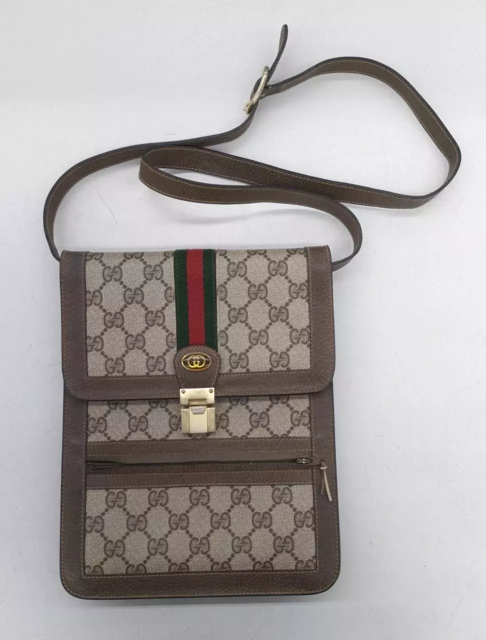 Sac à bandoulière GUCCI Sherry Line GG 9,8 pouces