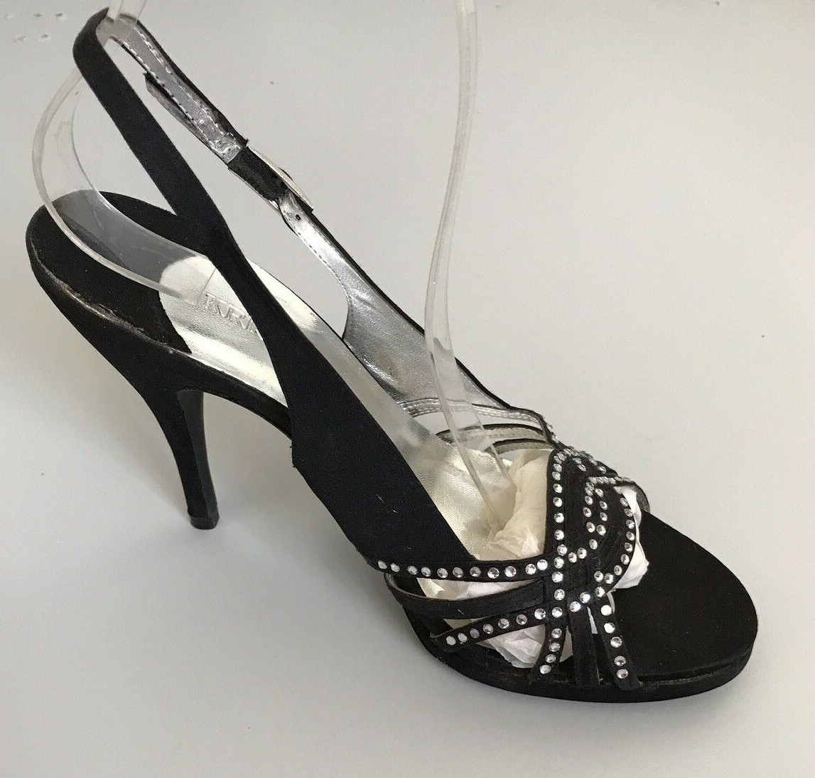 Prom Shoes Black And Silver Shoes Low Heel WOMENS LOW