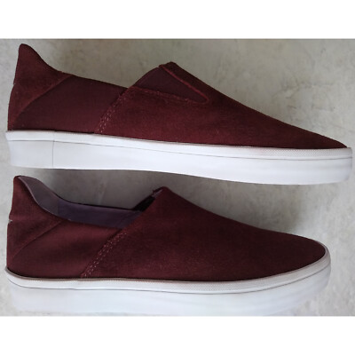 Creative Recreation Women's w Dano Slip On Sneaker Size 7 Maroon Suede