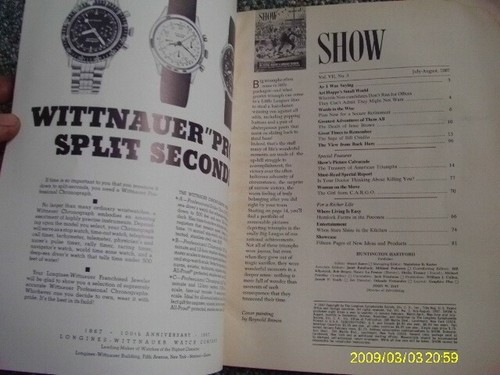 1967 JULY-AUGUST SHOW MAGAZINE - NICE ILLUSTRATED COVER - Picture 3 of 3