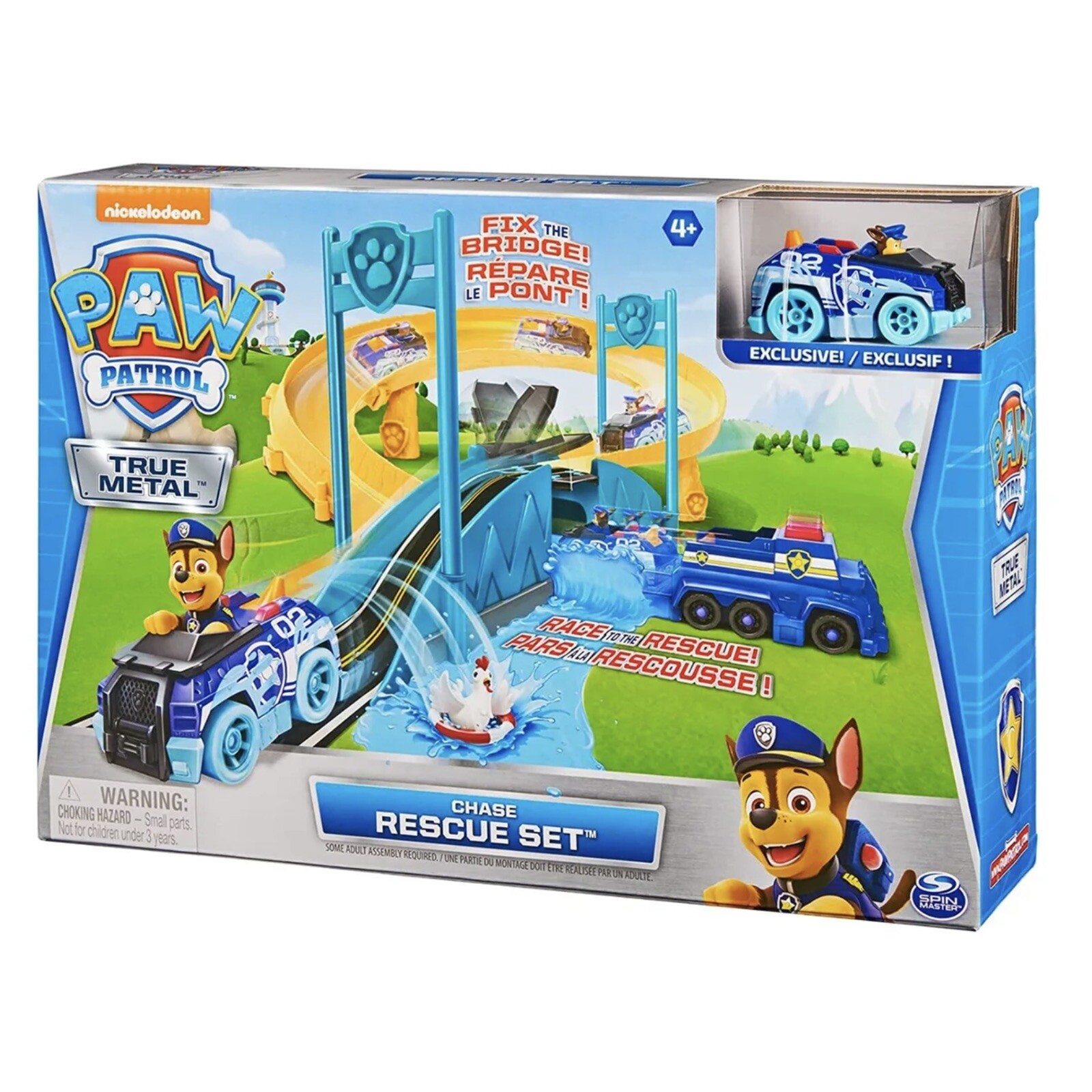 Paw Patrol True Metal Chase  Rescue Set NEW FREE DELIVERY