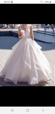 Berketex Bride Home A-shape Wedding dress, size UK