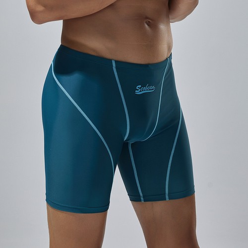 SEOBEAN Herren Nylon Low-Rise Long Leg Bademode Badeshorts M-2XL - Bild 2 von 26