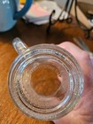 4 Vintage KIG Indonesia Fleur-De-Lis Clear Glass Mugs — photo 6