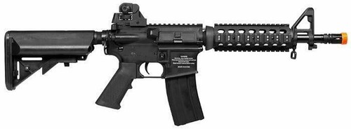 Colt M4 A1 CQB Full Metal RIS AEG Airsoft Gun Toy 18975 - Picture 2 of 8