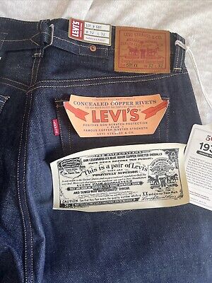 Levi's Vintage Clothing LVC 1937 501XX Jeans Rigid Size 32 X Levi's Vintage Clothing LVC 1937 501XX Jeans Rigid Size 32 X