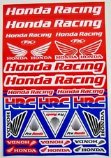 Factory Effex Honda Racing Universal OEM Sticker Sheet Graphics Decal HRC CR CRF
