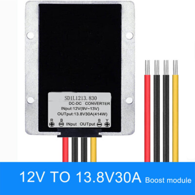 USA DC 12V To DC 13.8V 30A 414W Step Up Power Supply Converter Regulator Module 