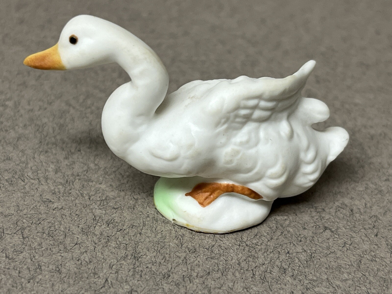 12-Vintage MINIATURE Porcelain/Ceramic Animals-Cow,Pigs,Dogs,Rabbit,Hen,Duck,Etc