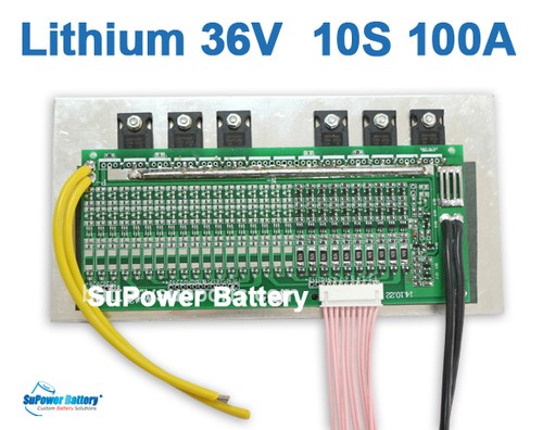 36V 37V 42V 10S 100A Lthium ion Li-ion LiPo Polymer High Drain Battery BMS PCM