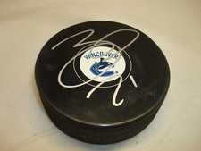 Zac Dalpe Signed Vancouver Canucks Hockey Puck Autographed 1B