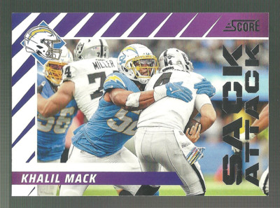 2024 Score - Khalil Mack Sack Attack 9
