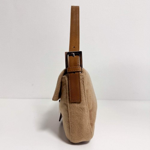 FENDI Baguette Wool Beige Shoulder Bag - Bild 3 von 18