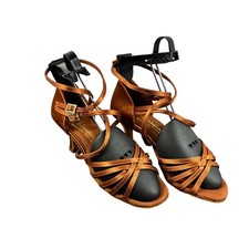 International Dance Shoes Made In England Latin Ballroom Copper UK 6.5 US 8.5