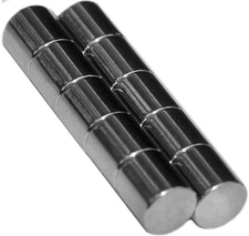10 Neodymium Magnets 8 x 8 mm Cylinder N48 Rare Earth