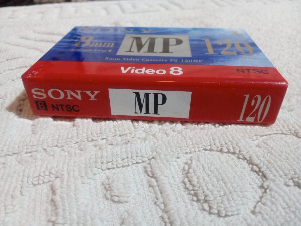 Sony P6-120MP 120 Minute, 8mm Video Cassette - Pack of 4 for sale