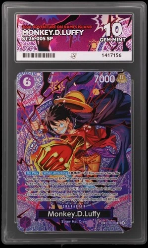 One Piece Card Game ST26-005 Monkey.D.Luffy SP ACE 10 GEM MINT