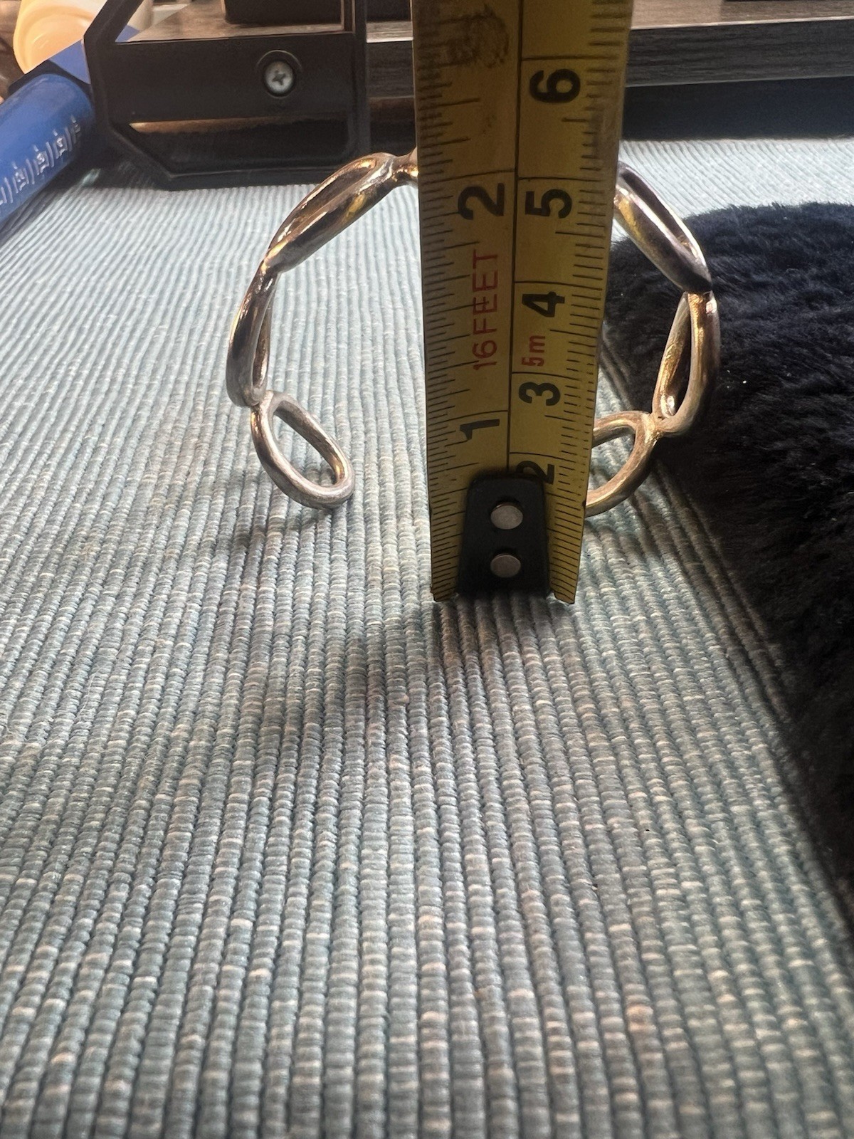 925 Sterling Silver Solid Hoop Cuff/ Bracelet (60) - image 12