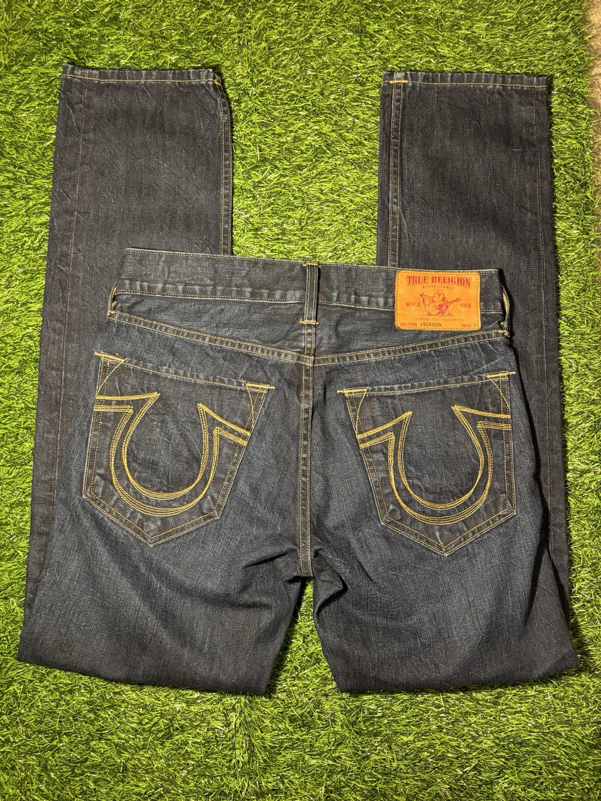 Купить TRUE RELIGION JACKSON STRAIGHT Made JEANS size fits 34x35 