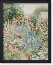 Vintage Illustration Poster - Retro Botanical Print - Gift for Artist, Friend -