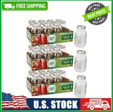 36 COUNT Ball Regular Mouth Quart 32-Oz. Glass Mason Jar with Lids and Bands