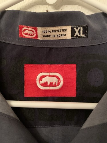 Marc Ecko Mindquarters XL Button Up Short Sleeve Y2K Shirt/Streetwear Hip-Hop - Picture 22 of 24