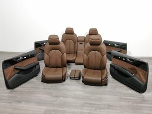 Audi A8 4H Brown Lederausstattung Innenausstattung Komfort Sitze leader Memory