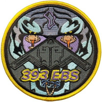 USAF 393EBS B-2パッチ　3点セット USAF 393d EXPEDITIONARY BOMB SQUADRON – OPERATION ROUGH RIDER 2025
