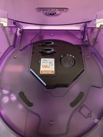 Modded Sega Dreamcast Translucent Purple Console with Wireless Controller *Read*