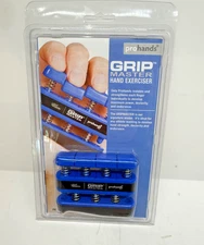 Prohands Gripmaster Hand and Finger Exerciser - LIGHT Tension (Blue)
