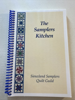 #ad #ad Sioux City Iowa IA Cookbook Vintage 2011 Ethnic Sioux land Samplers Quilt Guild $15.00