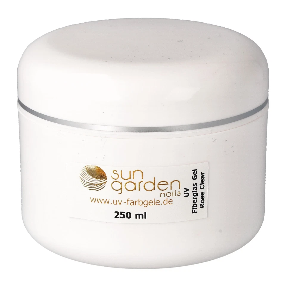 LED-UV Fiberglas Gel ROSE klar 250 ml - UV-LED Fiberglas 1-Phasengel Rose klar - Bild 3 von 4