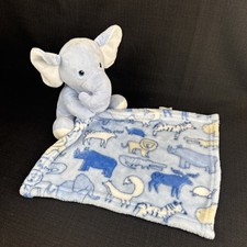 Little Beginnings Elephant Lovey 12" Plush Stuffed Baby Security Blanket - A