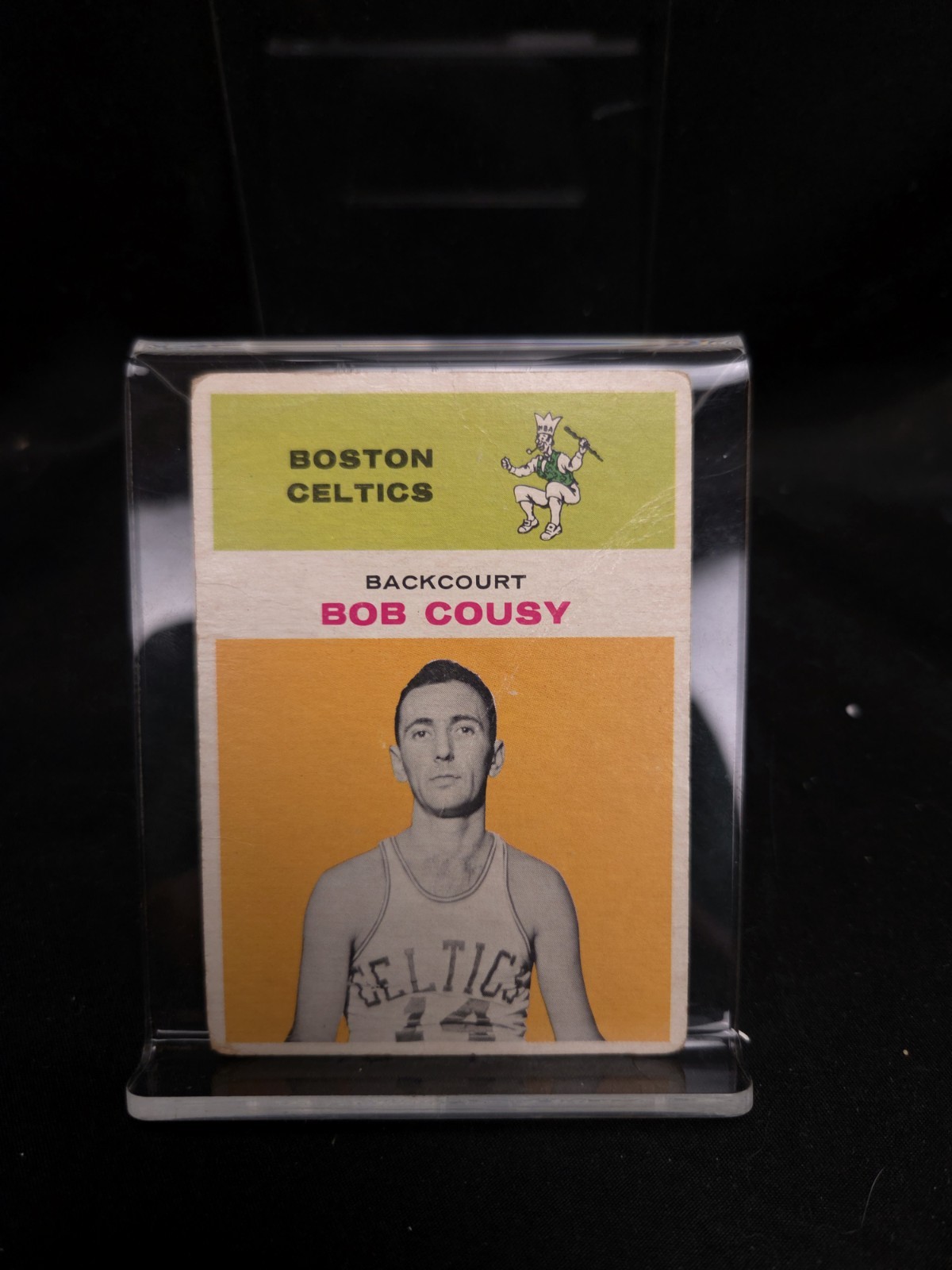 1961-62 Fleer Bob Cousy #10 Basketball Boston Celtics