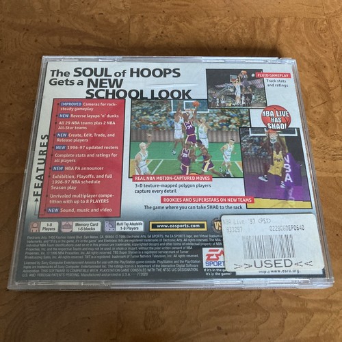 NBA Live 97 PS1 PlayStation 1 - Complete CIB - Picture 3 of 3