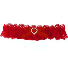 Red Bridal Garter for Wedding Leg Garter Set Lace Wedding Garters for Bride W...