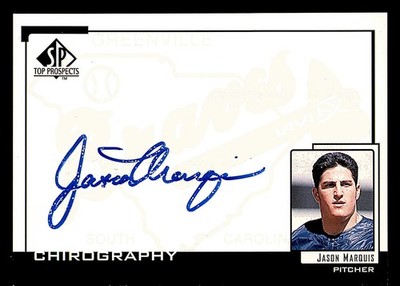 2000 SP Top Prospects Chirography #JMA Jason Marquis Autograph Rookie RC Card