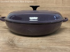 Le Creuset #30 Cast Iron Braising Dish in Eggplant