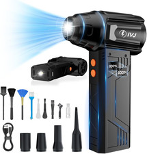 180000RPM Cordless Electric Compressed Air Duster  4 Gear Adjustable Mini Air D