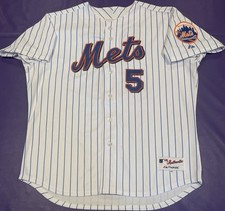 Authentic David Wright 5 New York Mets On Field Pro Cut Majestic Jersey 52