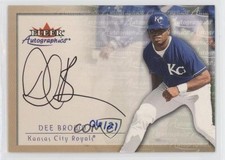 2005 Fleer National Pastime Buybacks 6/21 Dee Brown Auto 11pj