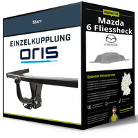 Starre AnhäNgerkupplung für Mazda 6 Fliessheck 08.2007-07.2013 Typ GH Oris NEU