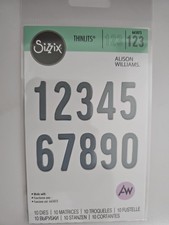 Sizzix Thinlits  Die Set - Bold Numbers New