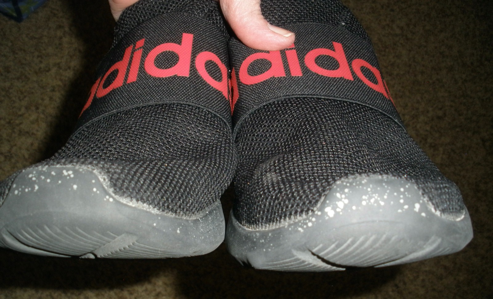 Adidas Men's Lite Racer Adapt 4.0 Black Red Slip-On Shoes Sneakers Trainers 12 thumbnail 9