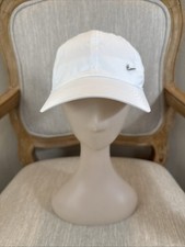 Nike Kids One Size White Metal Swoosh Cap Adjustable Casual Dri-fit Club Cap