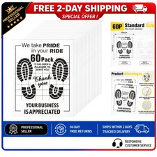 AstrivixDD Disposable Car Floor Mats 60 Pack 16 x 20 in Kraft Paper